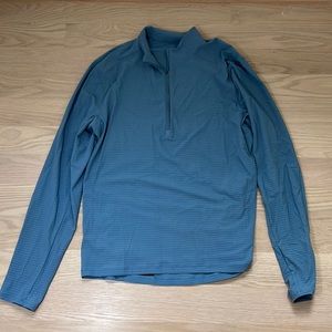 Men's Lululemon medium blue half zip